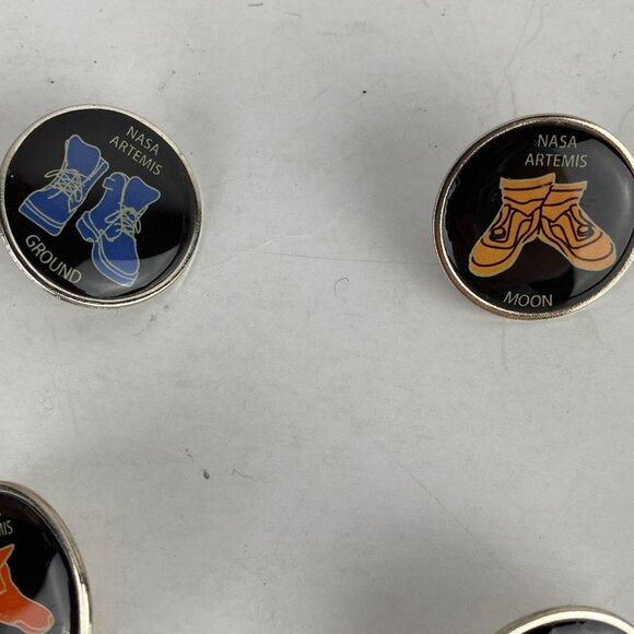 NASA Artemis Astronaut Program Collectible Pins Boots Landing Moon Spacecraft + - Picture 3 of 5